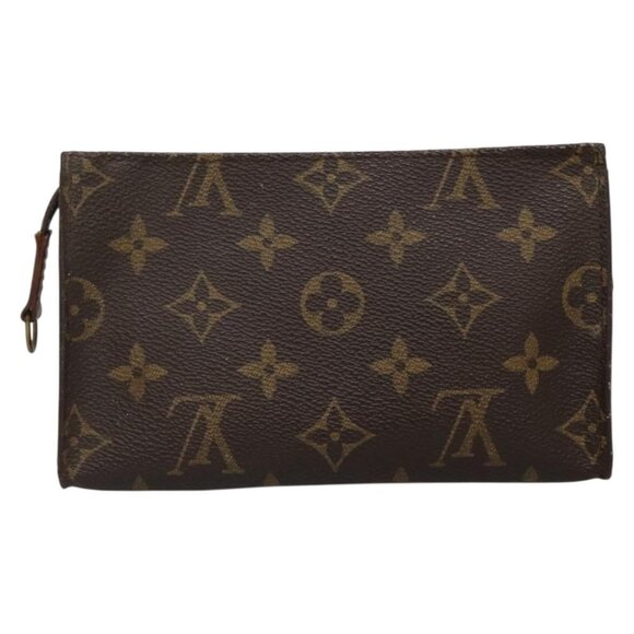 LOUIS VUITTON Monogram Bucket PM Accessory Pouch LV Auth - Picture 1 of 16